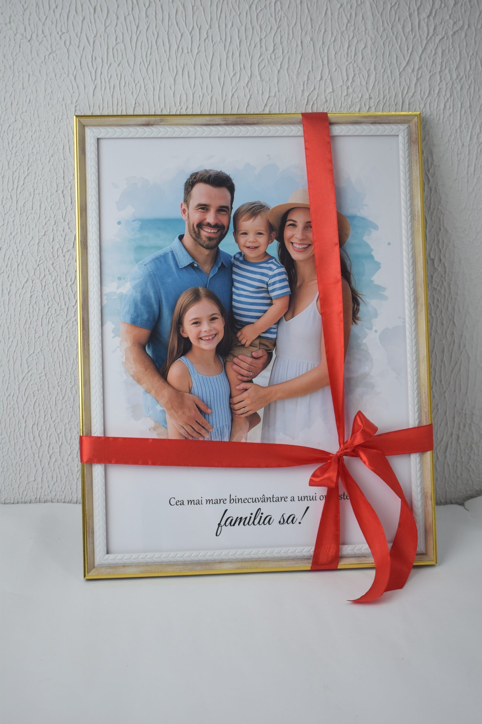 Tablou personalizat în ramă A3 – poze cu familie