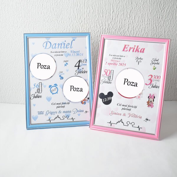 Set promoțional – Două metrici personalizate A4