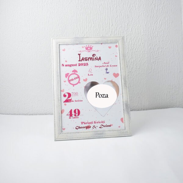 Metrica „Disney – Prințesa cu 1 poza” - Format A4