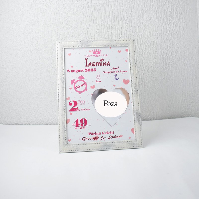 Metrica „Disney – Prințesa cu 1 poza” - Format A4