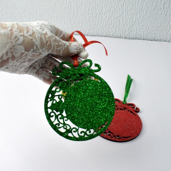 Jucărie pentru brad cu sclipici