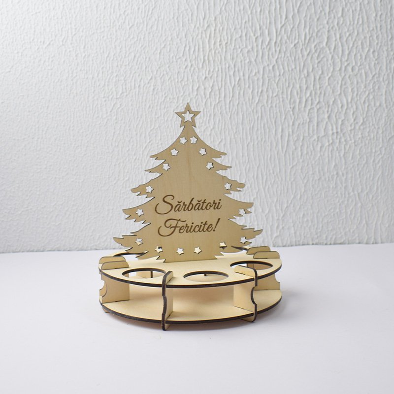 Suport pentru paharele – decor festiv