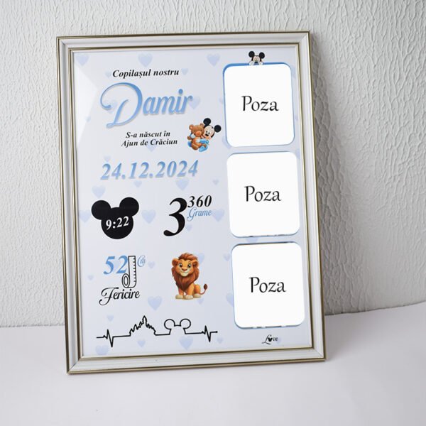 Metrica  Mickey mouse 3 poze - Format A3