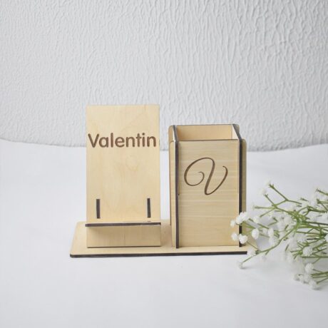 Organizer Personalizat pentru Telefon și Stilouri