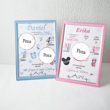 Set promoțional – Două metrici personalizate A4