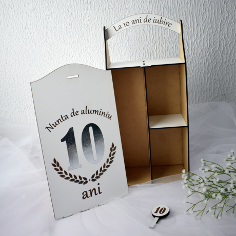 Cutie pentru Nunta de Aluminiu – 10 ani de căsătorie